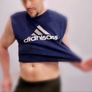 Men’s AJAXX/63 adidas gay“didhisass”T-shirt